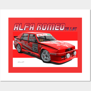 Alfa Romeo 75 Posters and Art